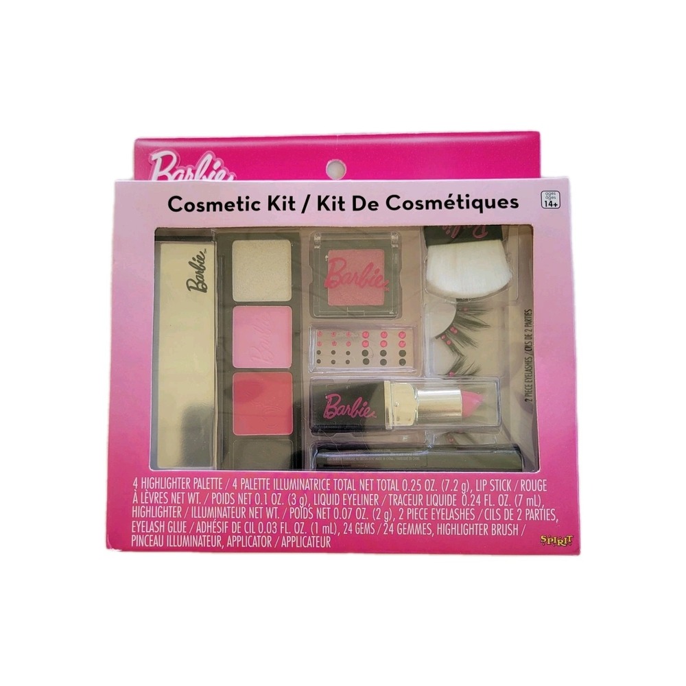 Barbie Cosmetic Kit – Spirit Halloween Exclusive Makeup Set with Accessories